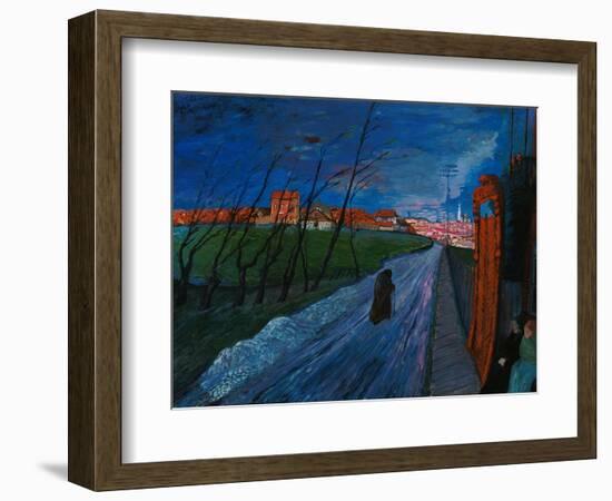 Stadt in Litauen, um 1913-Marianne von Werefkin-Framed Giclee Print