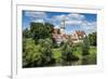 Stadtamhof, Old Quarter in Regensburg, Bavaria, Germany-Michael Runkel-Framed Photographic Print