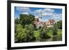 Stadtamhof, Old Quarter in Regensburg, Bavaria, Germany-Michael Runkel-Framed Photographic Print