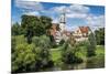 Stadtamhof, Old Quarter in Regensburg, Bavaria, Germany-Michael Runkel-Mounted Photographic Print