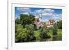 Stadtamhof, Old Quarter in Regensburg, Bavaria, Germany-Michael Runkel-Framed Photographic Print