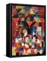 Stadtartiger Building-Paul Klee-Framed Stretched Canvas