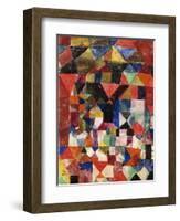 Stadtartiger Building-Paul Klee-Framed Premium Giclee Print