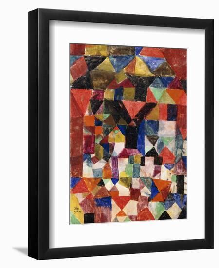 Stadtartiger Building-Paul Klee-Framed Premium Giclee Print