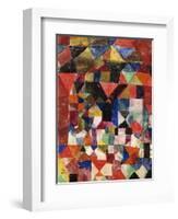 Stadtartiger Building-Paul Klee-Framed Premium Giclee Print