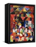 Stadtartiger Building-Paul Klee-Framed Stretched Canvas