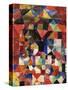 Stadtartiger Building-Paul Klee-Stretched Canvas