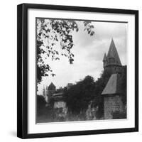 Stadtgraben, Bavaria, Germany, C1900s-Wurthle & Sons-Framed Photographic Print