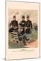 Staff and Line Officers in Full Dress and Chaplain-H.a. Ogden-Mounted Art Print