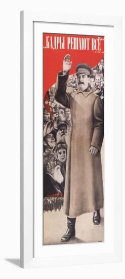 Staff Determine Every Thing, 1935-Gustav Klutsis-Framed Giclee Print