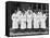 Staff from Schonhuts Butchery Factory, Rawmarsh, South Yorkshire, 1955-Michael Walters-Framed Stretched Canvas