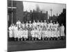 Staff from Schonhuts Butchery Factory, Rawmarsh, South Yorkshire, 1955-Michael Walters-Mounted Photographic Print