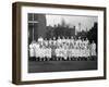 Staff from Schonhuts Butchery Factory, Rawmarsh, South Yorkshire, 1955-Michael Walters-Framed Photographic Print