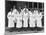 Staff from Schonhuts Butchery Factory, Rawmarsh, South Yorkshire, 1955-Michael Walters-Mounted Photographic Print