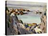 Staffa and Rhum from Iona-Francis Campbell Boileau Cadell-Stretched Canvas