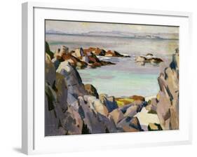 Staffa and Rhum from Iona-Francis Campbell Boileau Cadell-Framed Giclee Print