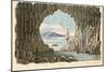 Staffa, Fingal's Cave-L Guerin-Mounted Art Print