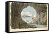 Staffa, Fingal's Cave-L Guerin-Framed Stretched Canvas