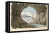 Staffa, Fingal's Cave-L Guerin-Framed Stretched Canvas