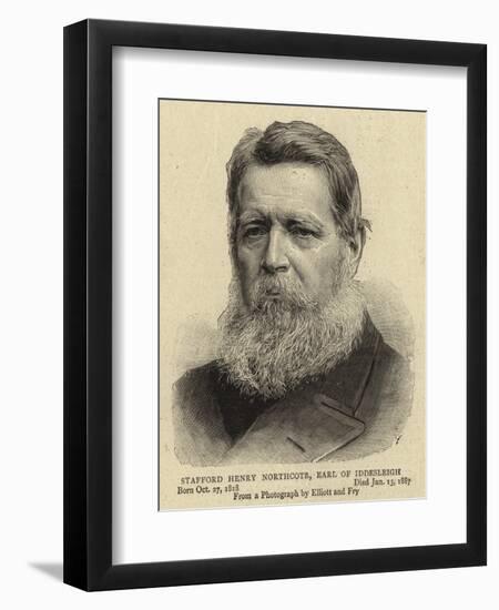 Stafford Henry Northcote, Earl of Iddesleigh-null-Framed Giclee Print