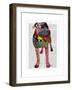 Staffordshire Bull Terrier - Patchwork-Fab Funky-Framed Art Print