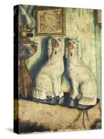 Staffordshire Dogs-Dora Carrington-Stretched Canvas