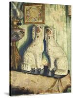 Staffordshire Dogs-Dora Carrington-Stretched Canvas