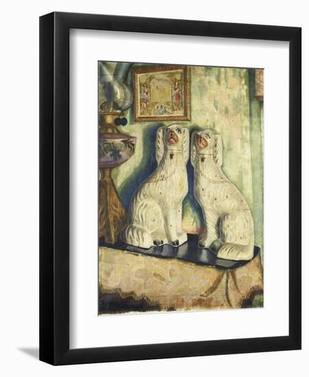 Staffordshire Dogs-Dora Carrington-Framed Premium Giclee Print