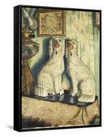 Staffordshire Dogs-Dora Carrington-Framed Stretched Canvas