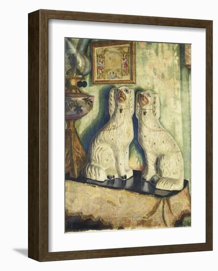 Staffordshire Dogs-Dora Carrington-Framed Giclee Print