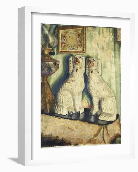 Staffordshire Dogs-Dora Carrington-Framed Giclee Print