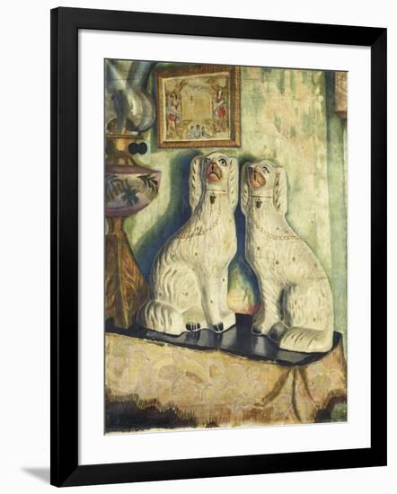 Staffordshire Dogs-Dora Carrington-Framed Giclee Print