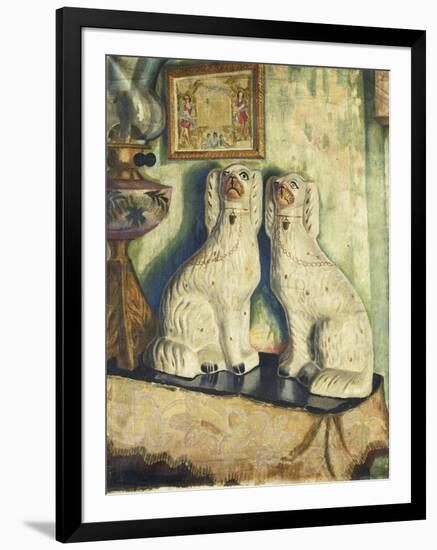 Staffordshire Dogs-Dora Carrington-Framed Giclee Print