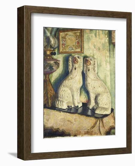 Staffordshire Dogs-Dora Carrington-Framed Giclee Print