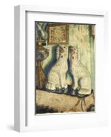 Staffordshire Dogs-Dora Carrington-Framed Giclee Print