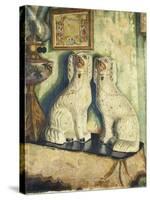 Staffordshire Dogs-Dora Carrington-Stretched Canvas