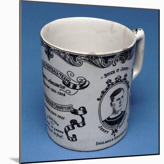 Staffordshire Mug from Burnley Football Club-null-Mounted Giclee Print