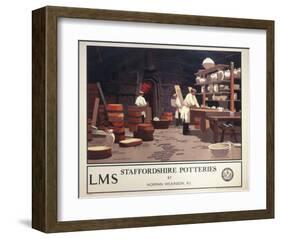 Staffordshire Potteries-null-Framed Art Print