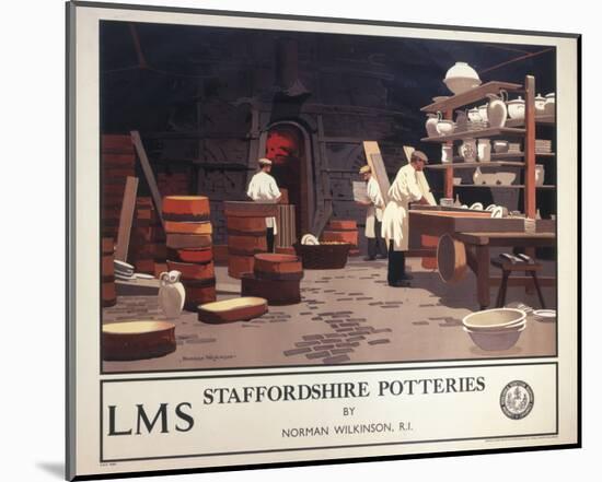 Staffordshire Potteries-null-Mounted Art Print