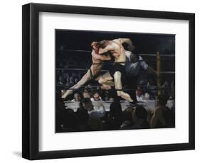 Stag at Sharkey’s, 1909-George Bellows-Framed Art Print