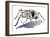 Stag Beetle-HR-FM-Framed Art Print