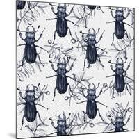 Stag Beetles, 2017-Andrew Watson-Mounted Giclee Print