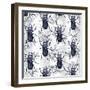 Stag Beetles, 2017-Andrew Watson-Framed Giclee Print
