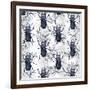 Stag Beetles, 2017-Andrew Watson-Framed Giclee Print