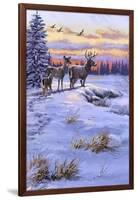 Stag Family-The Macneil Studio-Framed Giclee Print