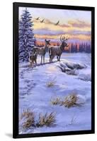 Stag Family-The Macneil Studio-Framed Giclee Print