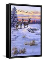 Stag Family-The Macneil Studio-Framed Stretched Canvas