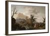 Stag Hunt in a River, c.1650-1655-Philips Wouwermans Or Wouwerman-Framed Giclee Print