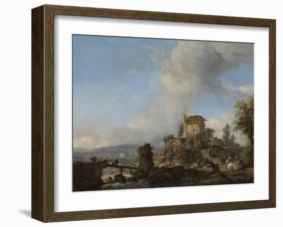 Stag Hunt-Philips Wouwerman-Framed Art Print