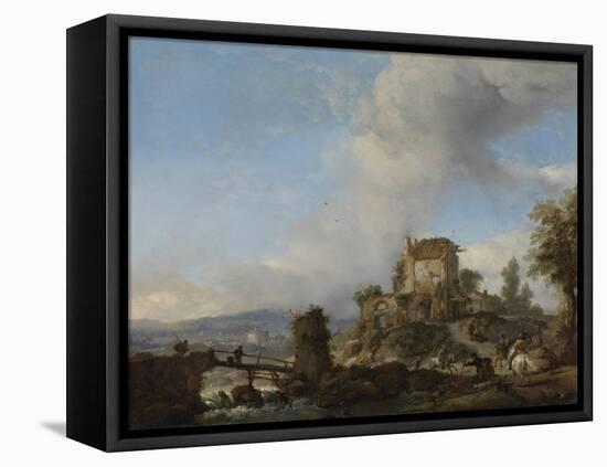 Stag Hunt-Philips Wouwerman-Framed Stretched Canvas